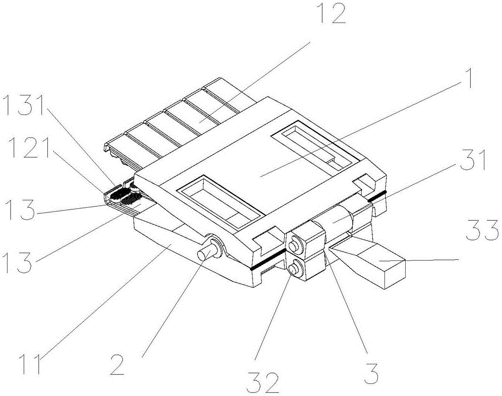 用于夹紧电池极耳的钳形夹具的制作方法