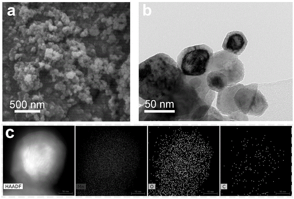 一种一氧化锰纳米颗粒及其应用和制备方法与流程