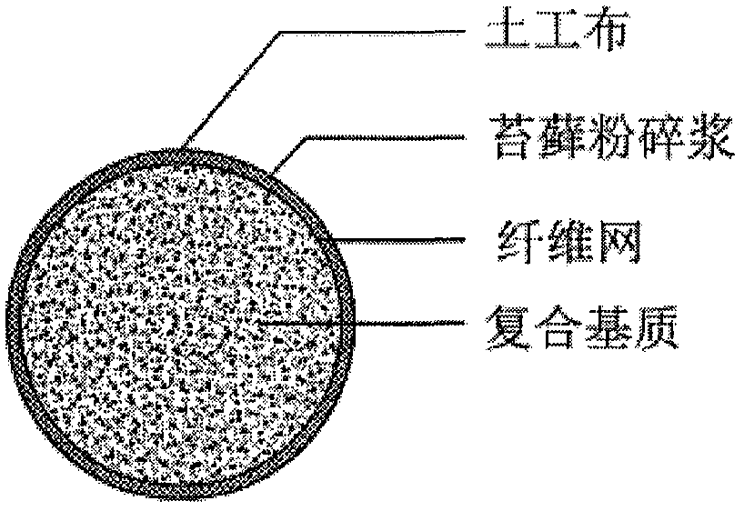 一种用于陡峭山崖植被恢复的生态网及制备方法与流程