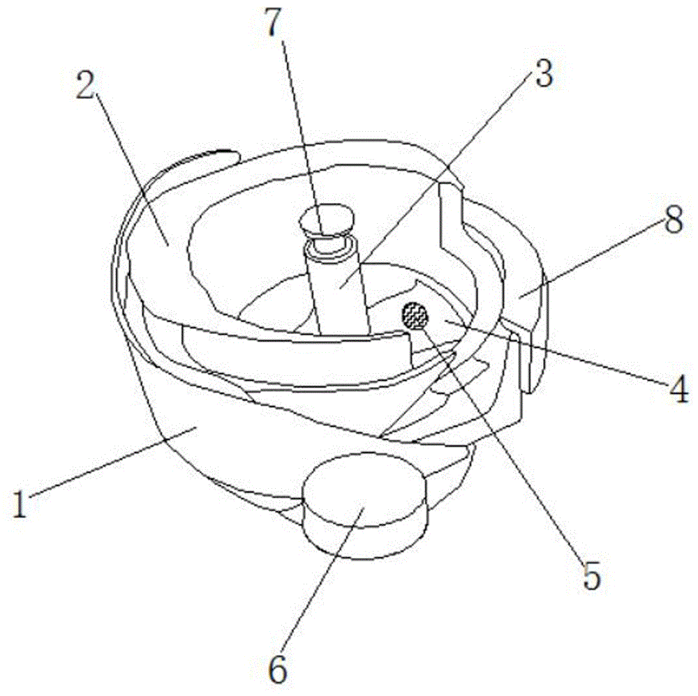 一种大旋梭筒式缝纫机自动切线机构的制作方法