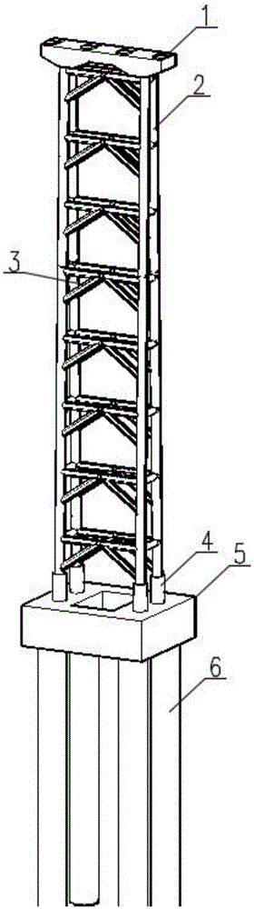 装配式钢管混凝土格构墩的制作方法