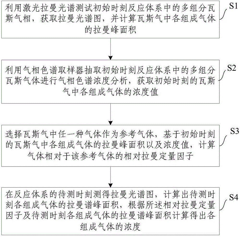 基于拉曼光谱技术的多组分瓦斯水合物定量分析方法与流程