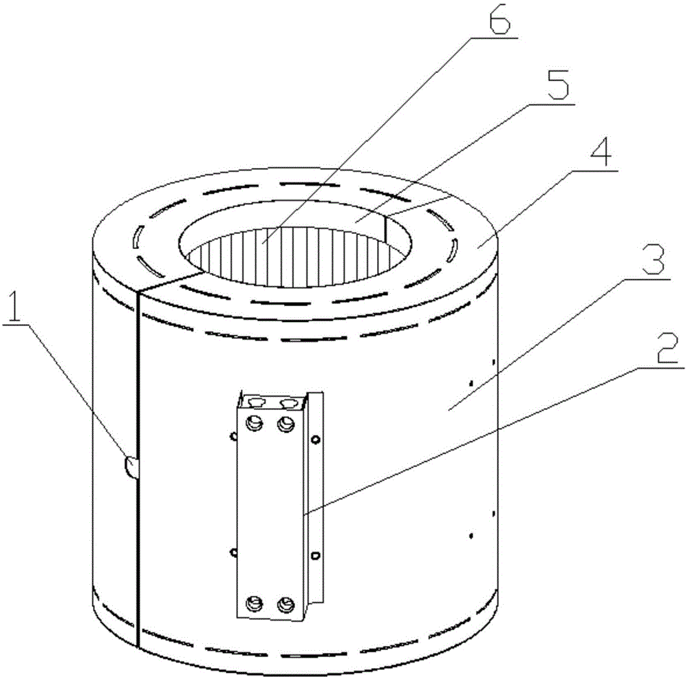 一种可拆卸式节能注塑机加热器的制作方法