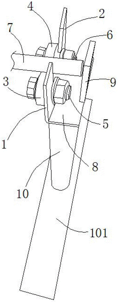 卷布轴的支撑架的制作方法