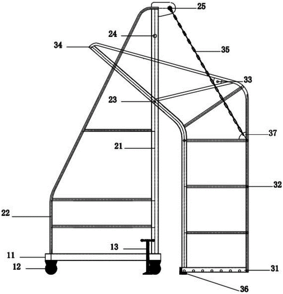 一种建筑工程用移动式高空临边安全作业装置及使用方法与流程