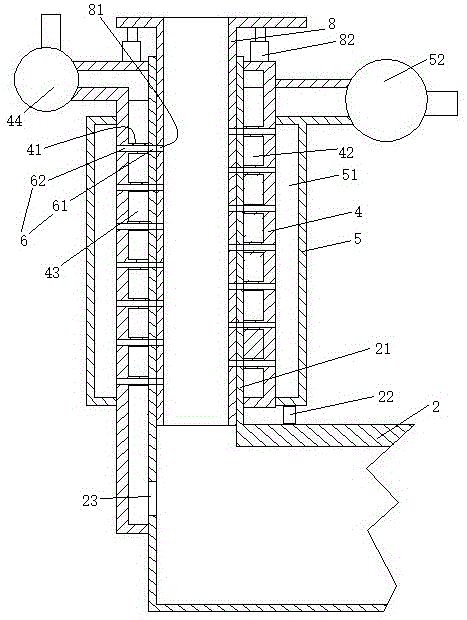 焚烧炉气路结构的制作方法