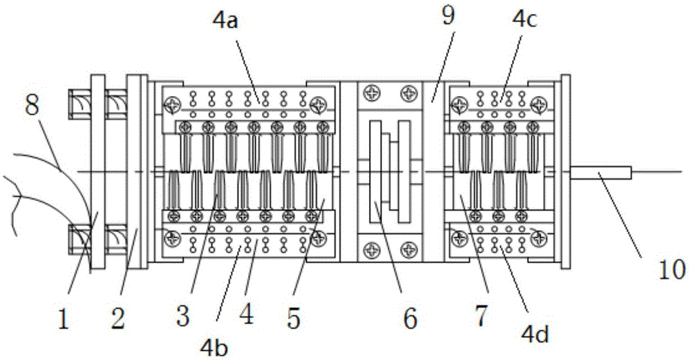 一种柱状码盘接触式轴角多圈编码器的制作方法
