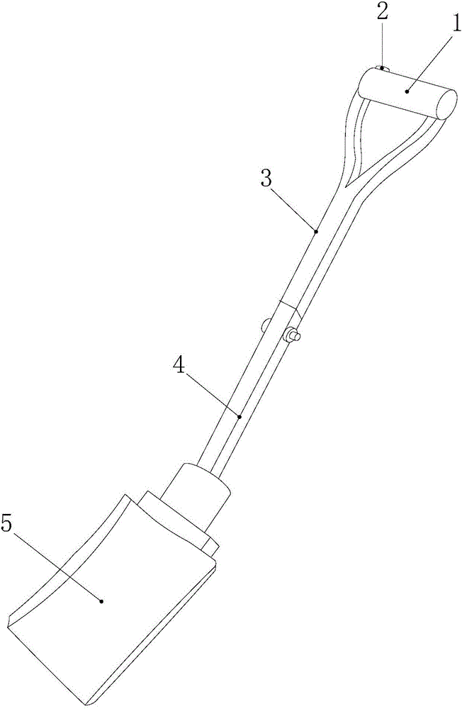 一种新型道路施工用搅拌锹的制作方法