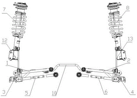 一种四轮电动车独立悬架的制作方法