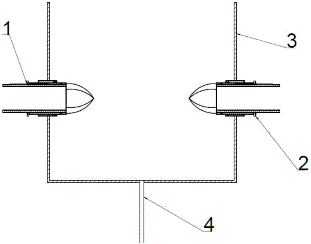 一种入口管径尺寸可调撞击流混合器的制作方法