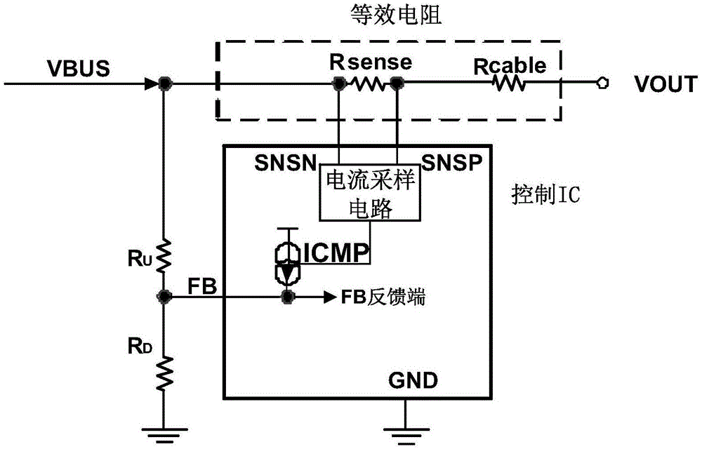 一种线损补偿电路及实现方法与流程