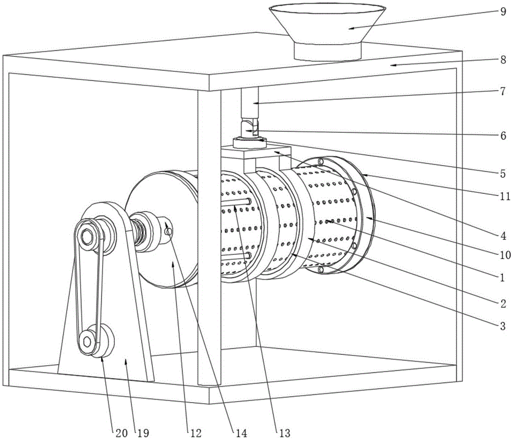 一种方便上料的建筑用筛沙装置的制作方法