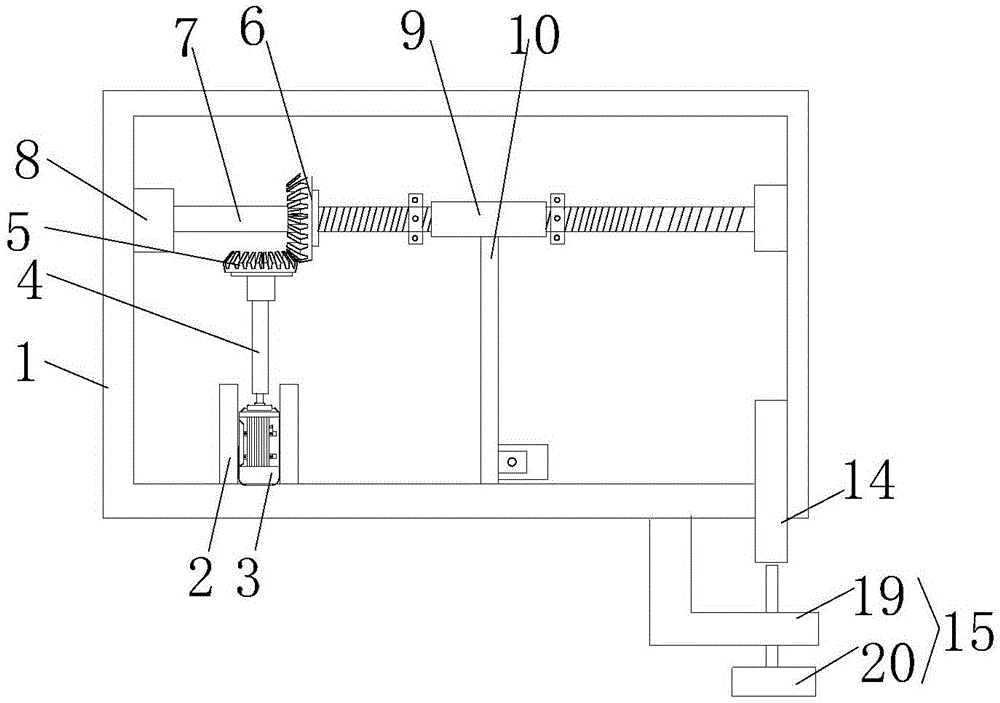 一种数控转塔冲床的工件夹紧装置的制作方法