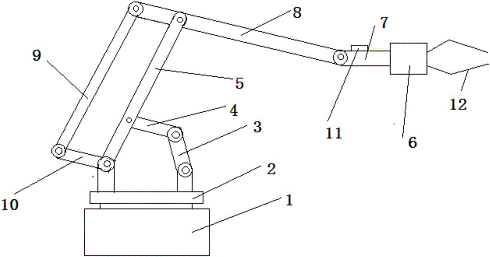 一种多连杆采用并串联结构自动点焊机机构的制作方法