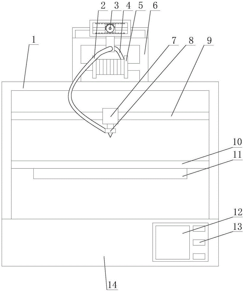 三维打印机的制作方法