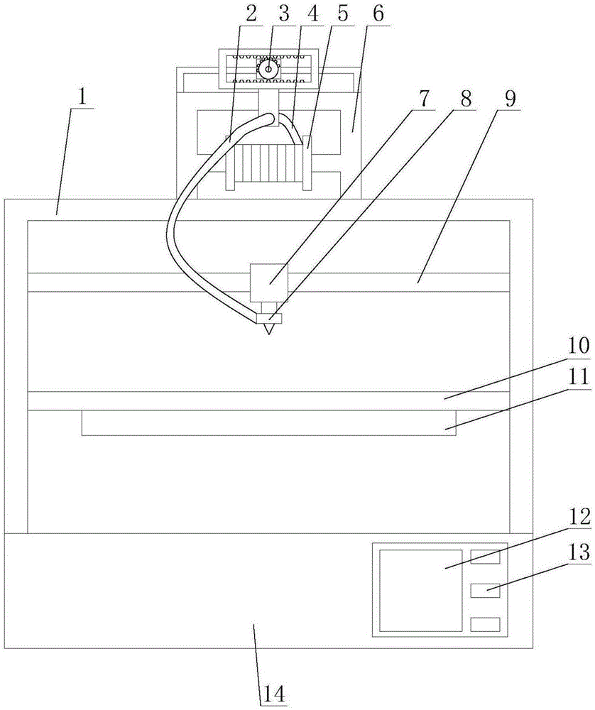 基于物联网的三维打印机的制作方法