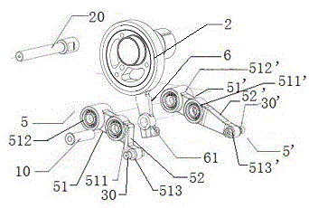一种双针驱动的绣花机机头及其针杆驱动机构的制作方法