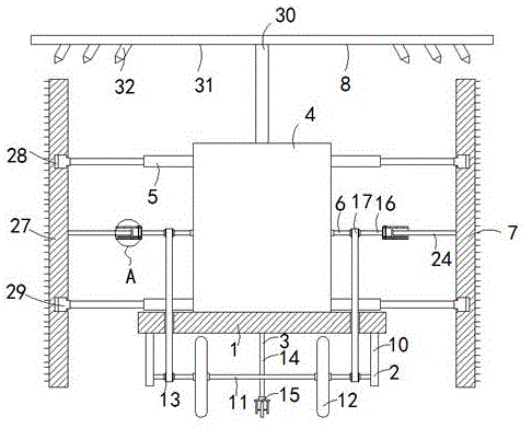 一种园林排污沟渠冲刷清理装置的制作方法