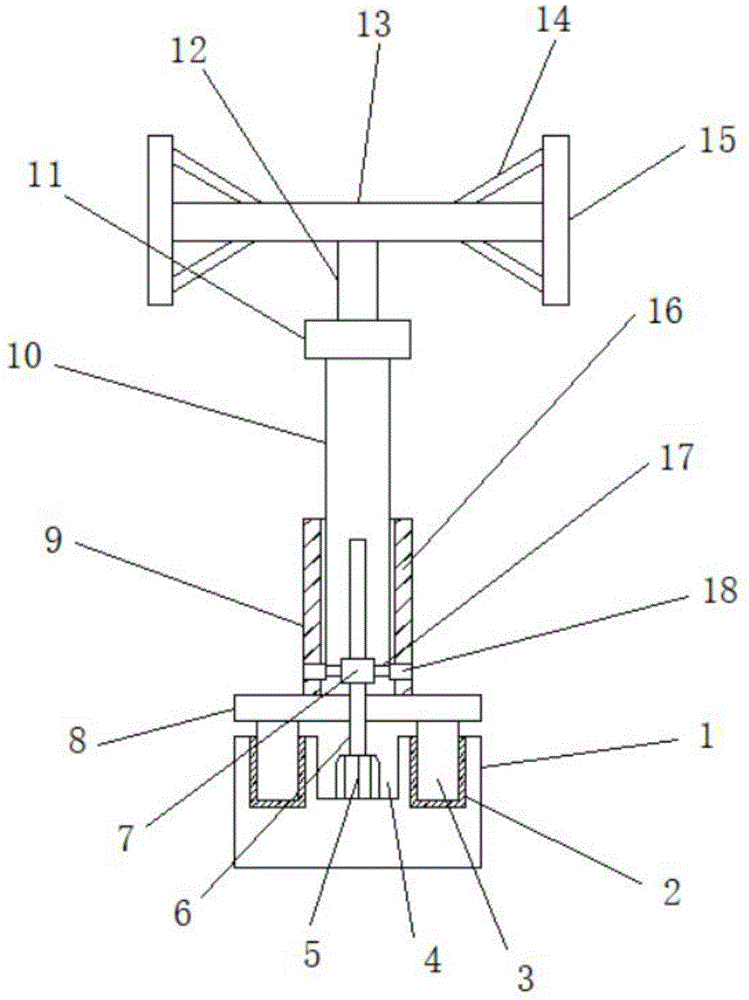 一种H型垂直轴风力机叶片静力结构试验装置的制作方法