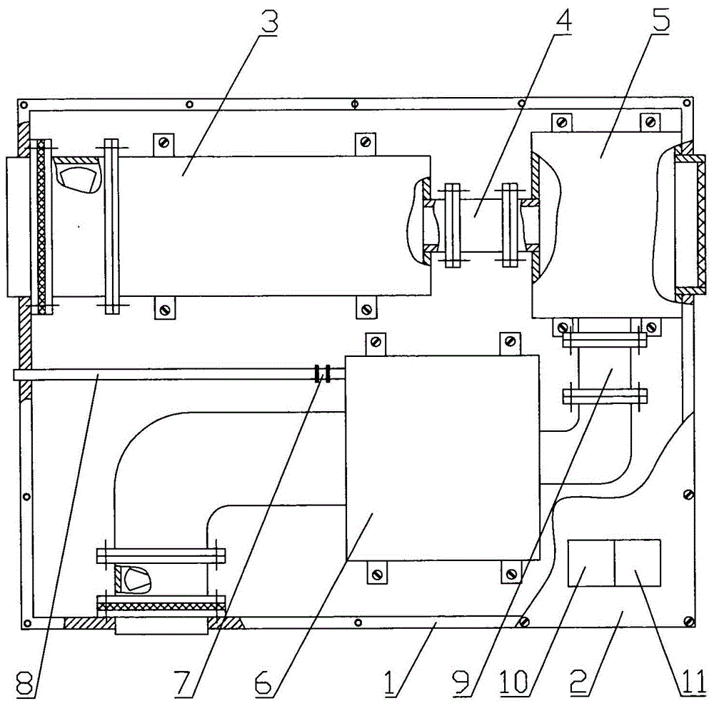 富氧空气净化新风机组的制作方法