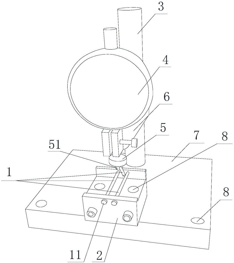 小模数蜗杆圆柱测量距偏差快速检测设备的制作方法