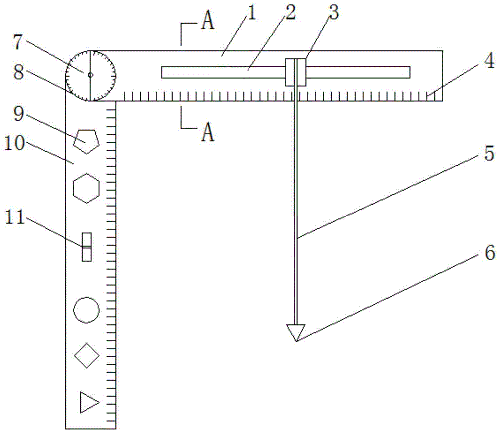 一种建筑工程测绘用便携式测量尺的制作方法