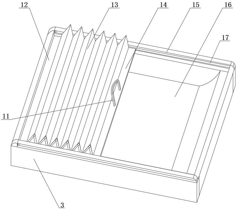 一种折叠盖板式内窥镜传送盒的制作方法