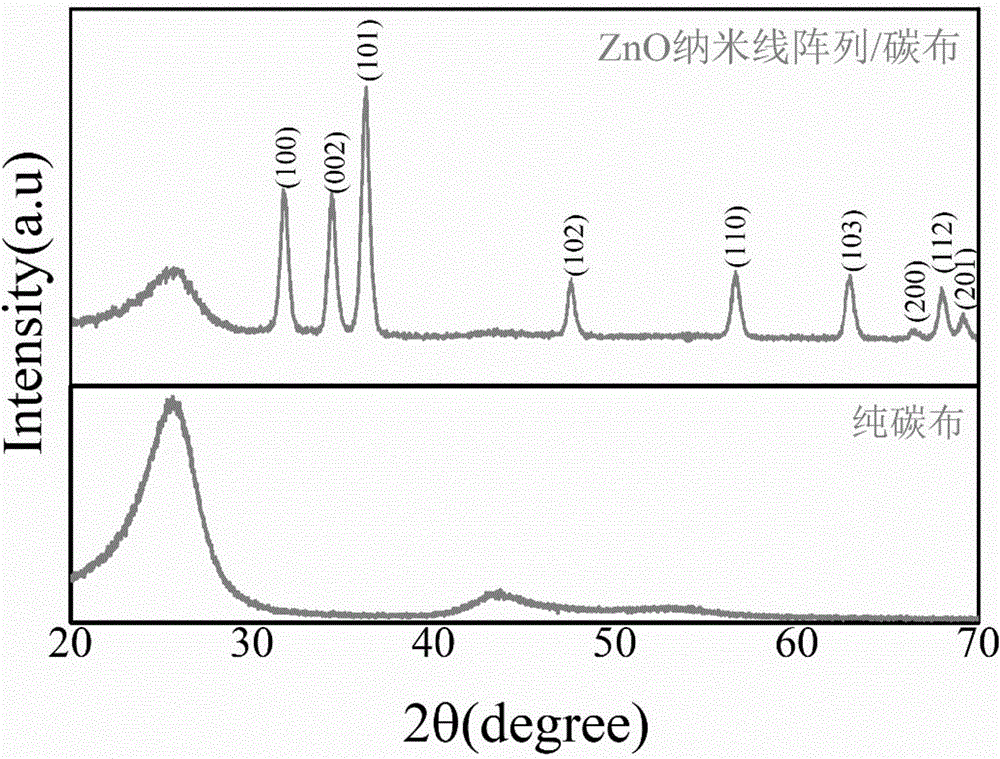 一种ZnO/碳纤维的柔性材料及其制备方法与流程