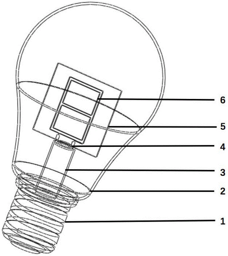 一种LED创意球泡灯的制作方法