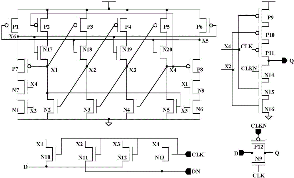 抗双节点翻转的d锁存器的制作方法