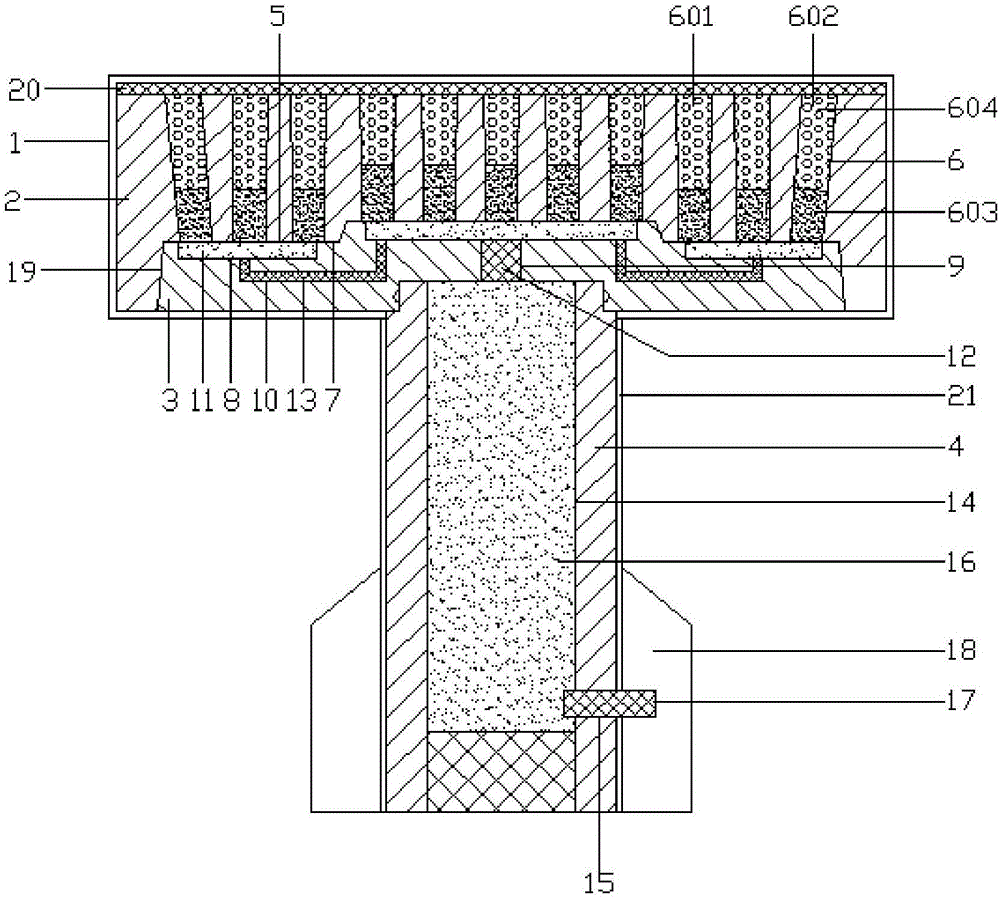 可升空阶梯倾斜图文烟花点阵结构体的制作方法