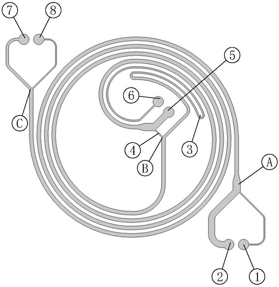 一种螺旋形微通道及其使用方法与串、并联安装结构与流程