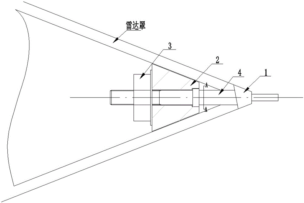 一种雷达罩尖部定位修型机构的制作方法