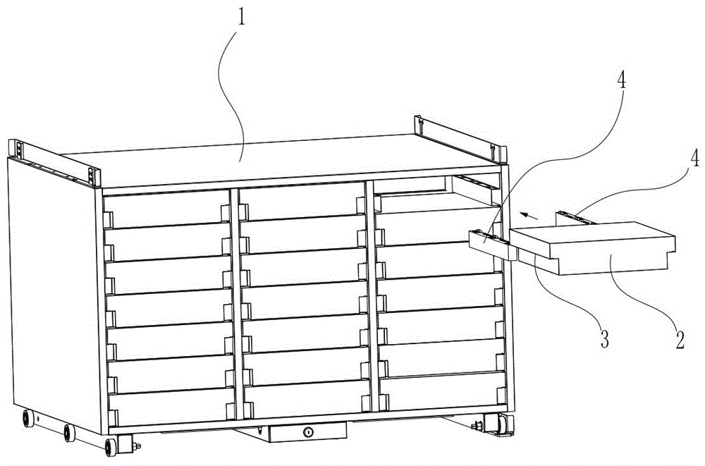 一种基于框架式柜体的物流盒的制作方法