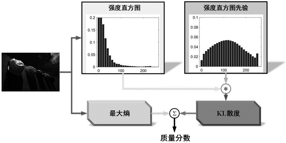 最大熵和kl散度无参考对比度失真图像质量评价方法与流程