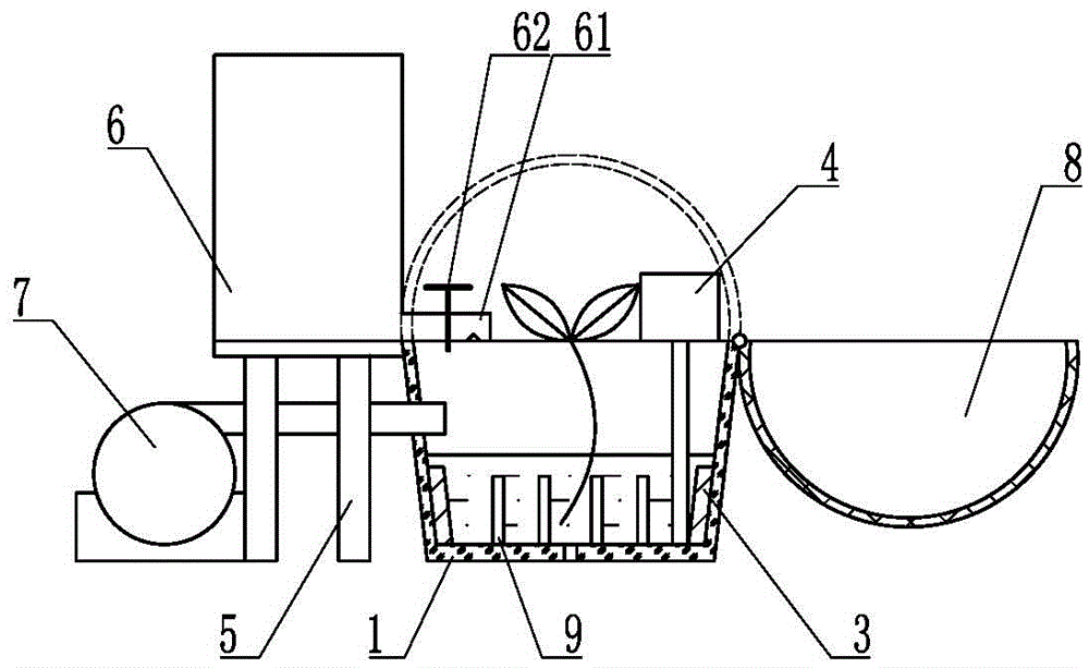 一种西伯利亚鸢尾种植容器的制作方法