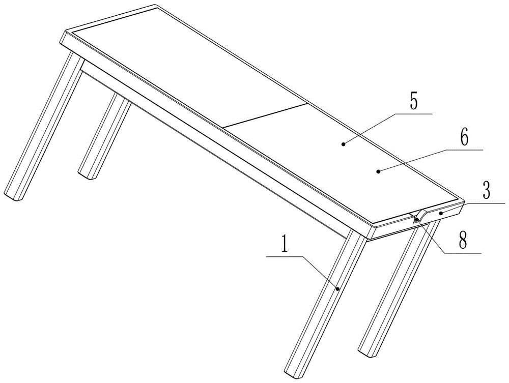 积木桌的制作方法