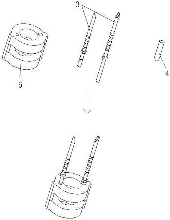 旋接连接器组件及其公头连接器、母头连接器的制作方法