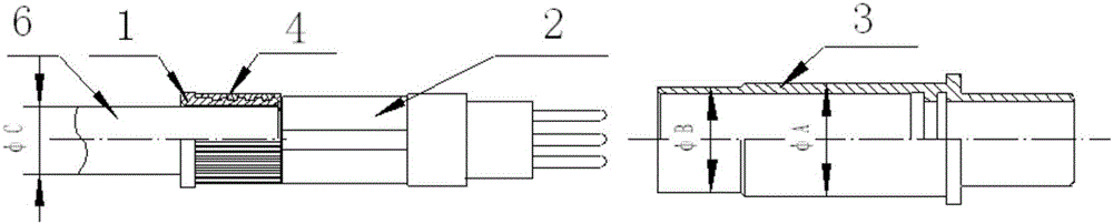 一种电连接器接触件压接结构的制作方法