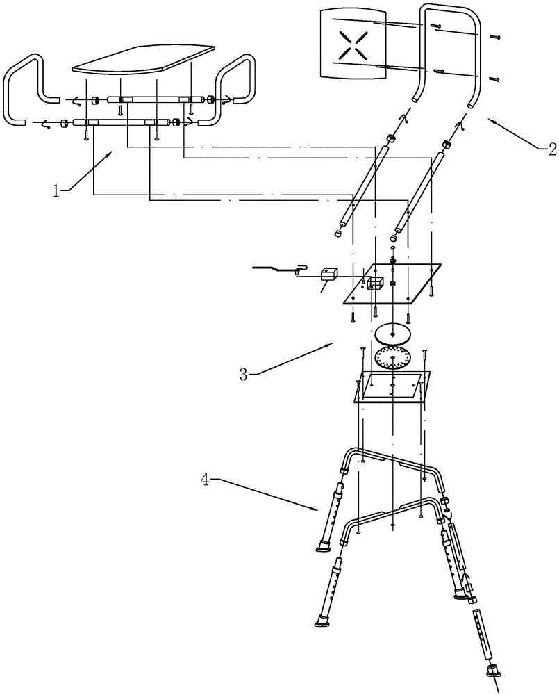 旋转椅的制作方法