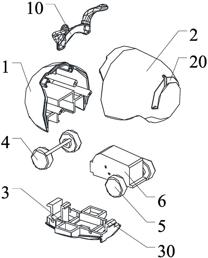 自配重玩具蛋车的制作方法