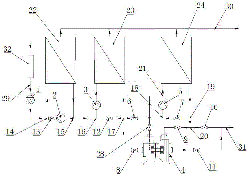 一种碟管式反渗透高盐水处理系统的制作方法