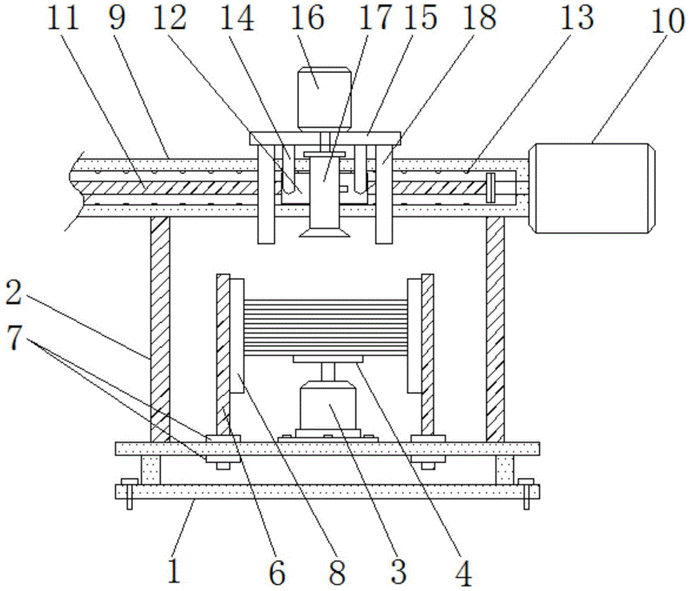 一种具有防护功能的冲压模具用加料装置的制作方法