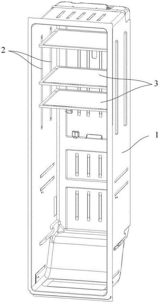 高度可调节的冰箱搁架的制作方法