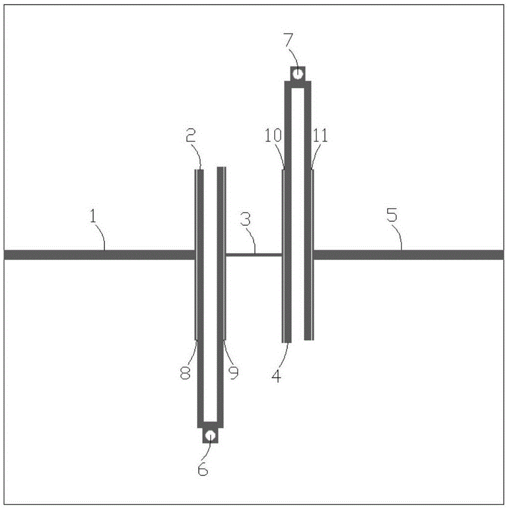 一种宽上阻带的窄带带通滤波器的制作方法
