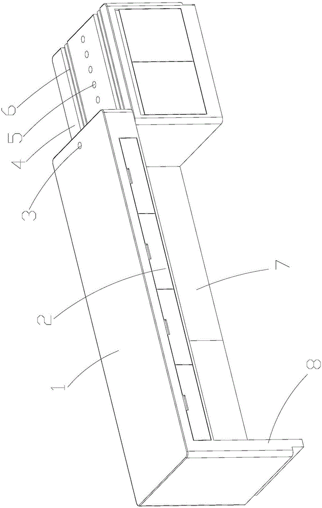 一种前台桌的制作方法