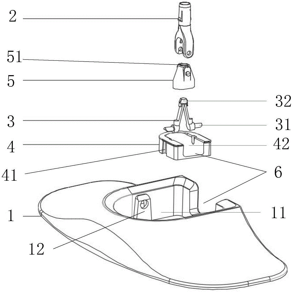 一种拖把的快拆头的制作方法