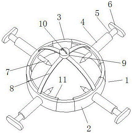 一种自紧固颅骨牵引装置的制作方法