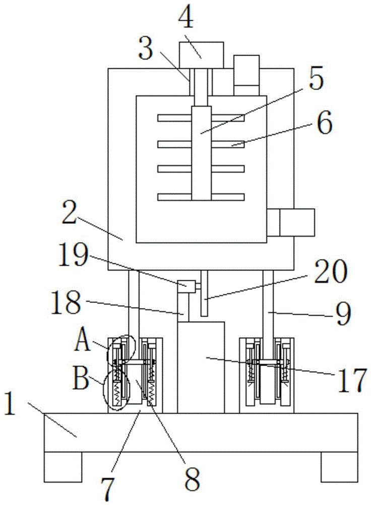 一种颜料生产混合用搅拌装置的制作方法