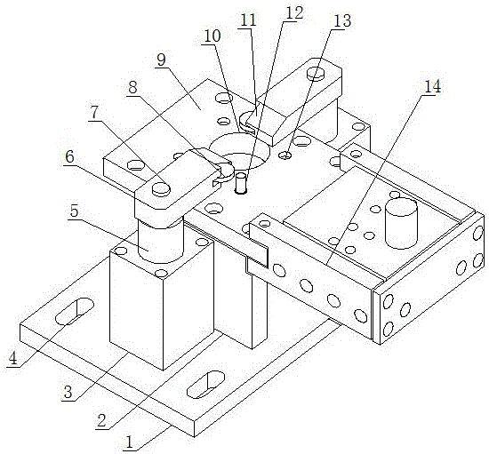 法兰加工用夹具的制作方法